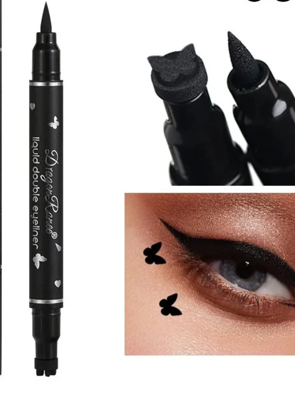 2-in-1 stamp eyeliner(butterfly)